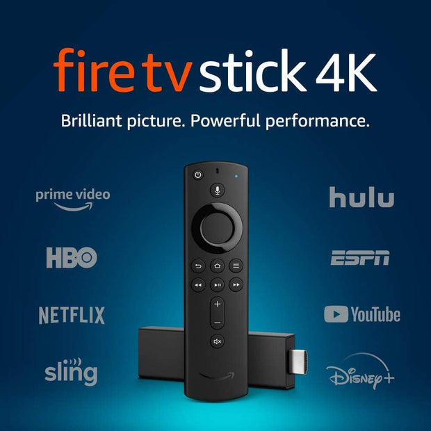 Fire TV Stick 4K - Cinematic 4K Streaming With Dolby Vision Support